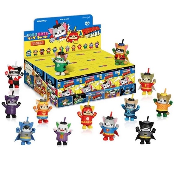 Soda Kats DC Heroes & Villains Mystery Box 12 - Picture 1 of 8